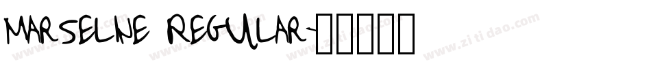 Marseline Regular字体转换